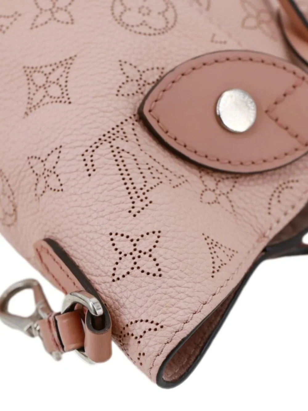 Louis Vuitton  Hina PM Mahina Leather Crossbody Bag Magnolia
